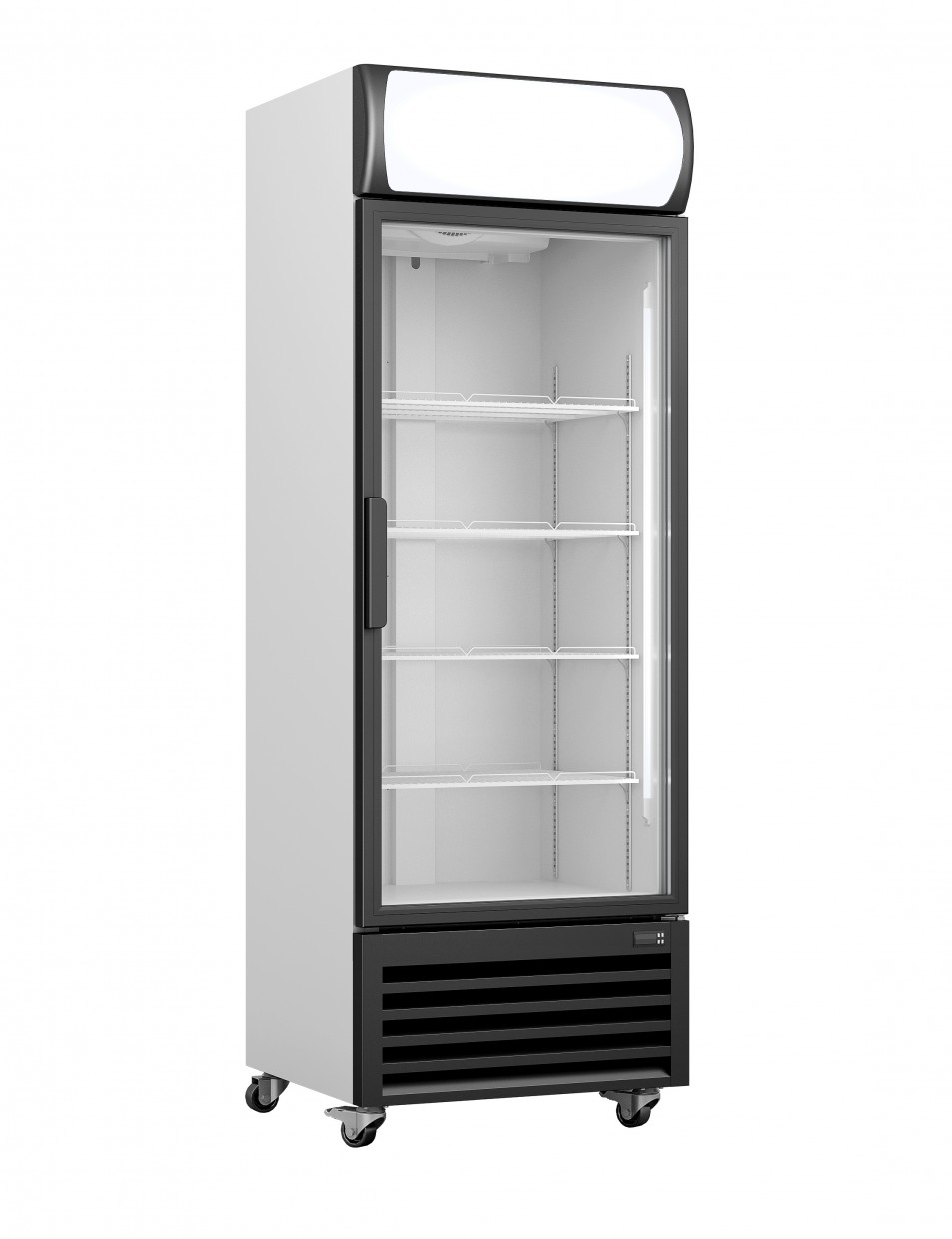Kühlschrank, Glastür + Werbetafel, GTK 370