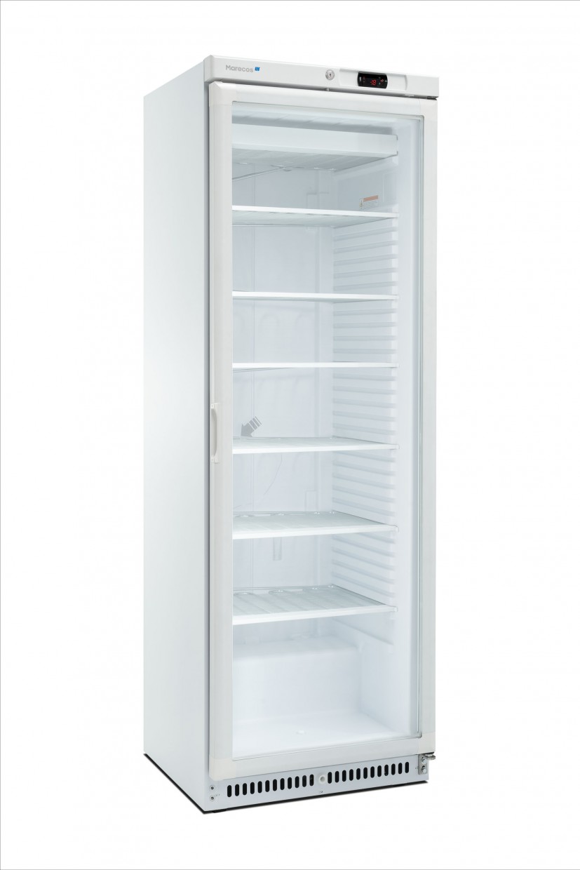 Tiefkühlschrank, Glastür -weiß, ACE 430 CS PV